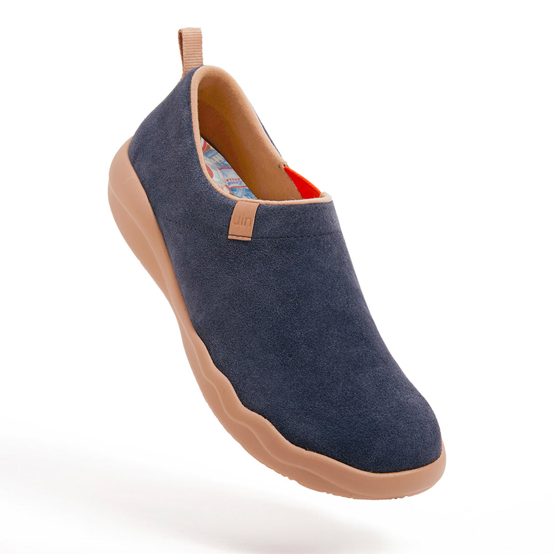 Toledo II Deep Blue Cow Suede Men