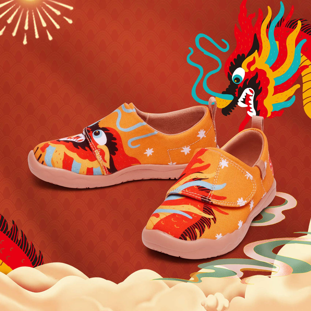 UIN Footwear Kid Dragon Dance Toledo I Kid Canvas loafers