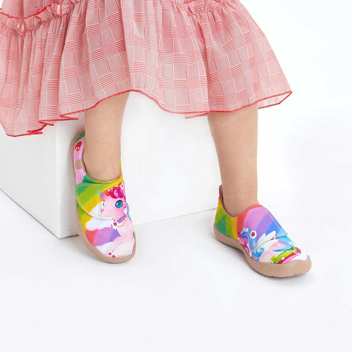 UIN Footwear Kid Dreamy Unicorn Toledo I Kid Canvas loafers