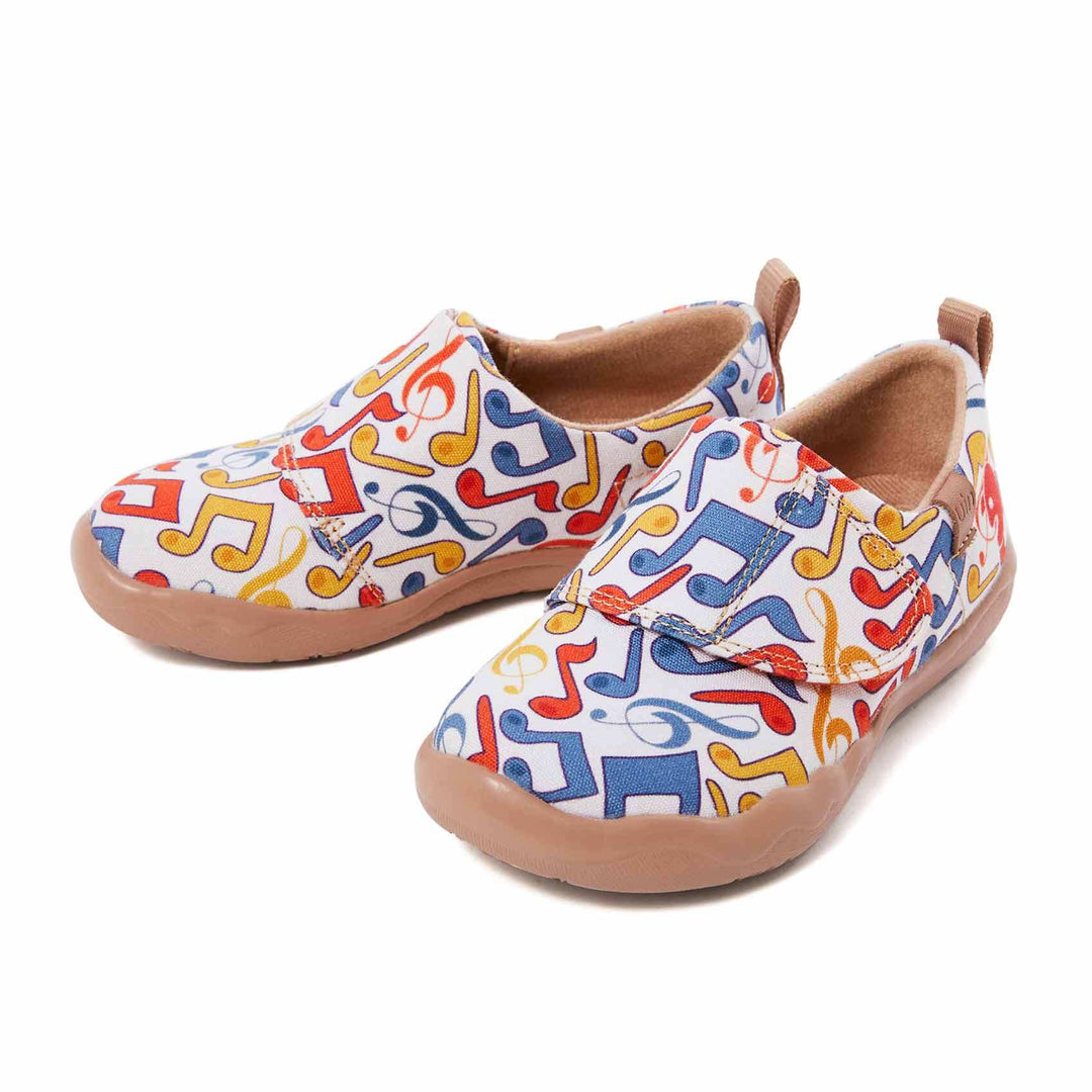 UIN Footwear Kid Floating Note Kid Canvas loafers