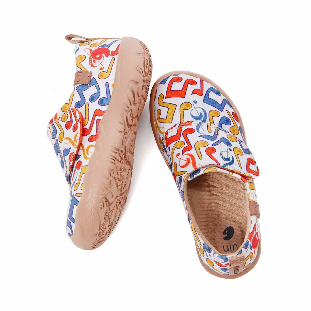 UIN Footwear Kid Floating Note Kid Canvas loafers