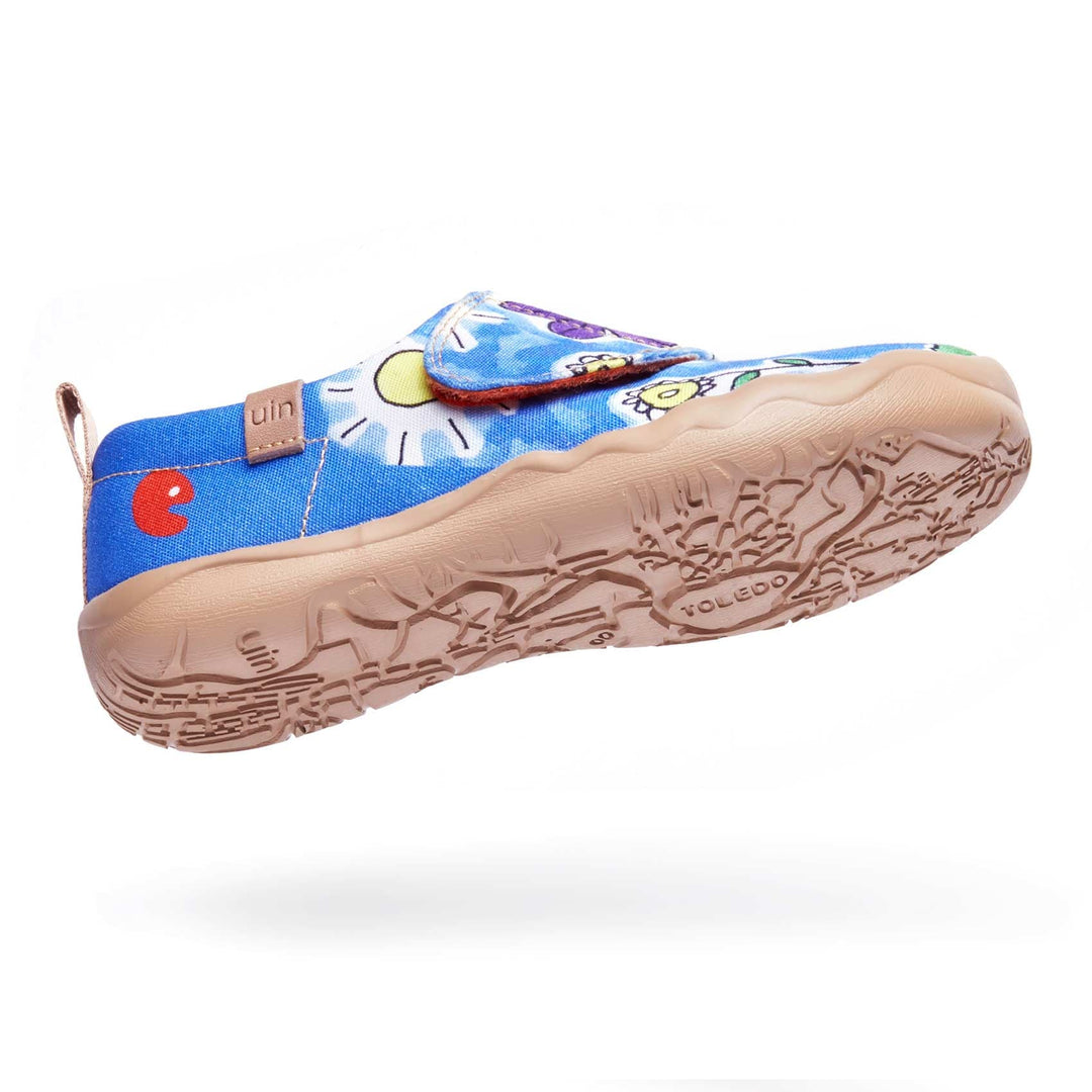 UIN Footwear Kid Flower Field In My Eyes Kid Canvas loafers