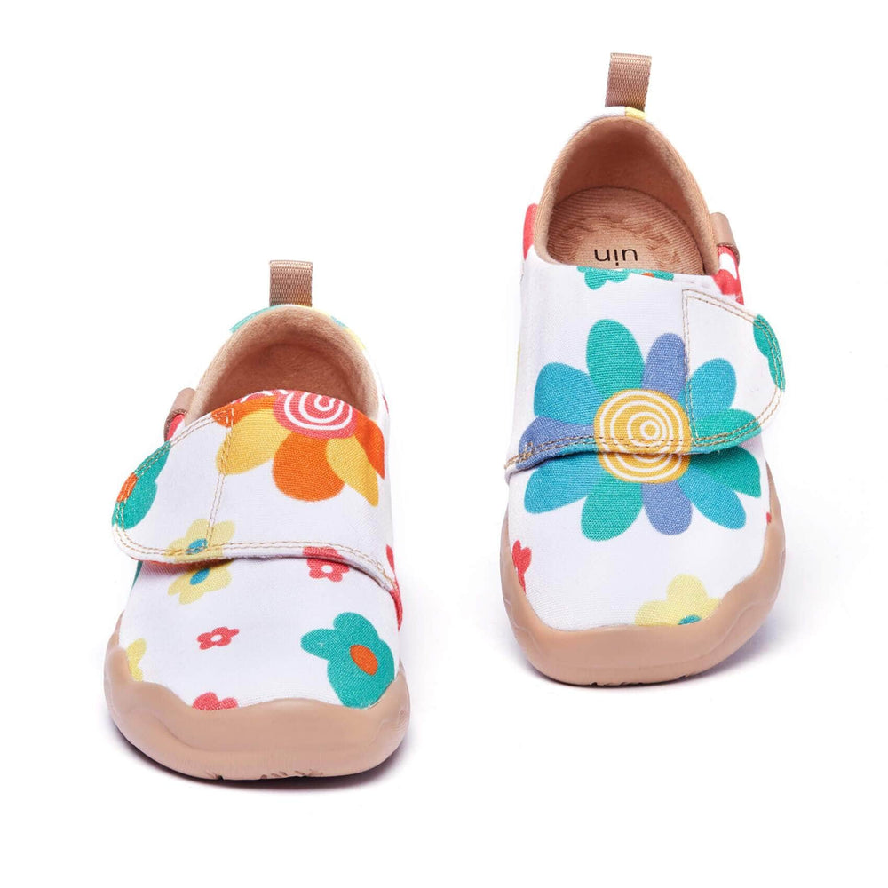 UIN Footwear Kid Flowers Market Kid Canvas loafers