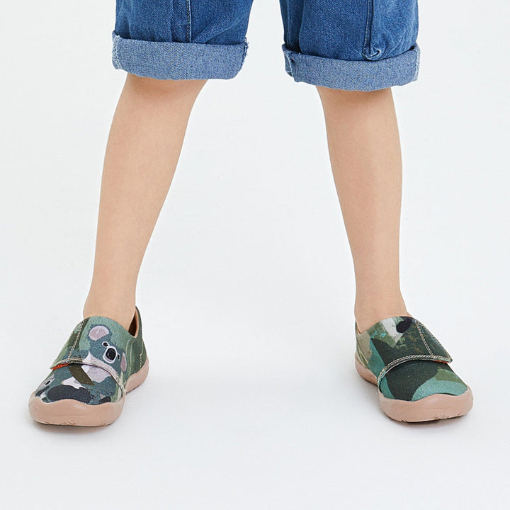 UIN Footwear Kid Fluffy Koala Toledo I Kid Canvas loafers