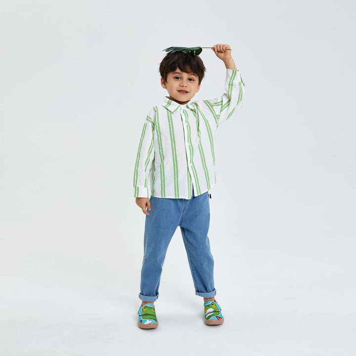 UIN Footwear Kid Froggy Love Toledo I Kid Canvas loafers