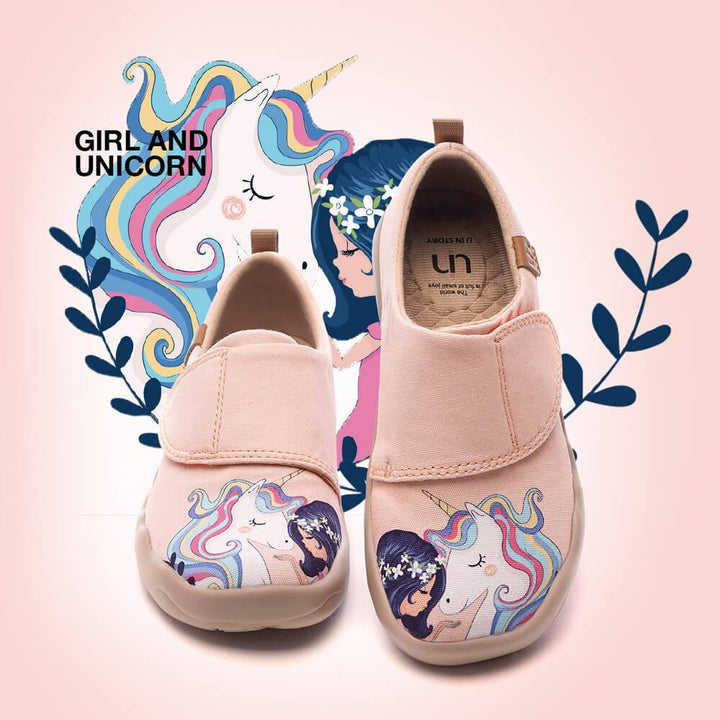 UIN Footwear Kid GIRL AND UNICORN Canvas Kid Canvas loafers