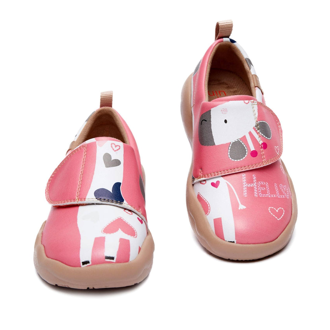 UIN Footwear Kid Little Deer-Pink Toledo II Kid Canvas loafers