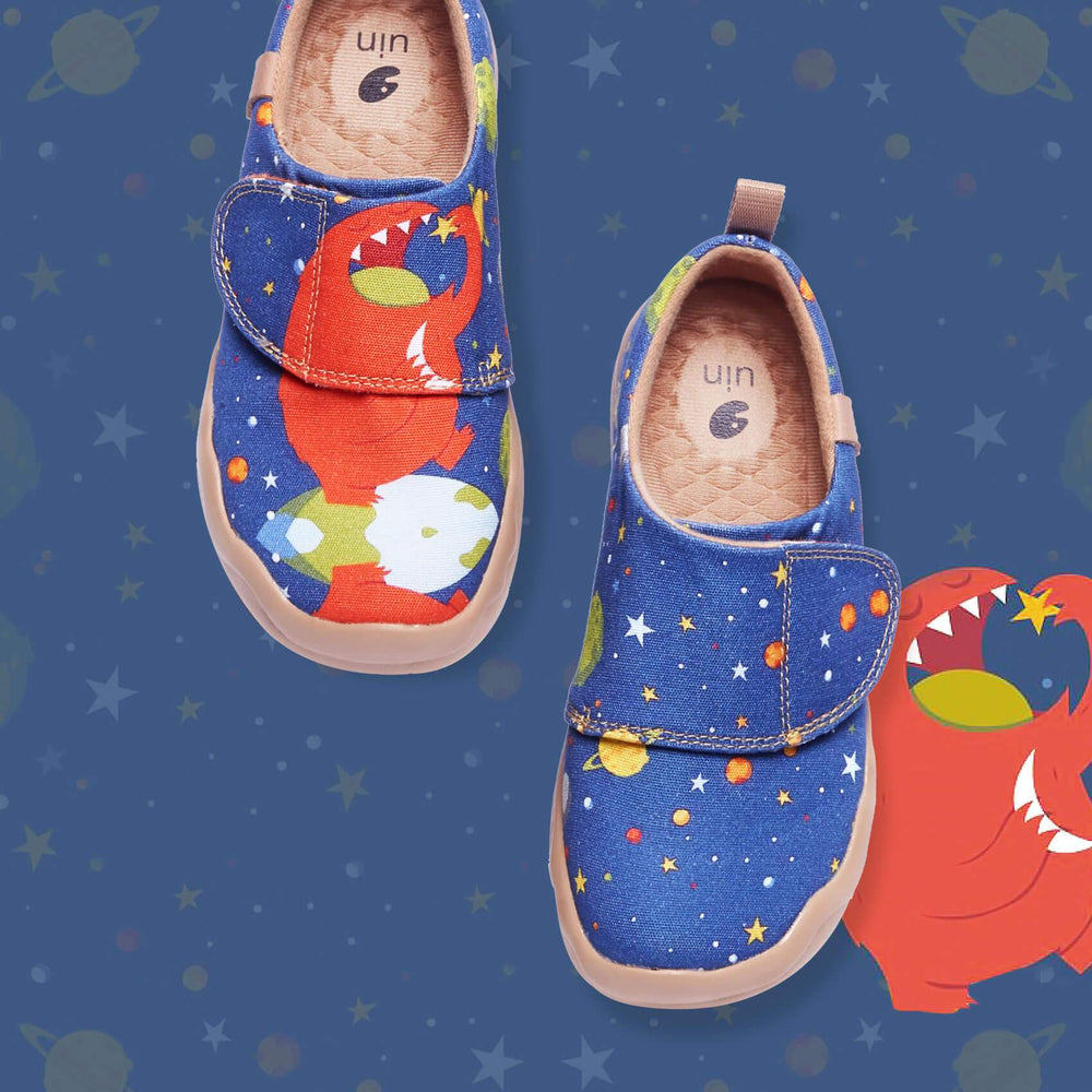 UIN Footwear Kid Monster Planet Kid Canvas loafers