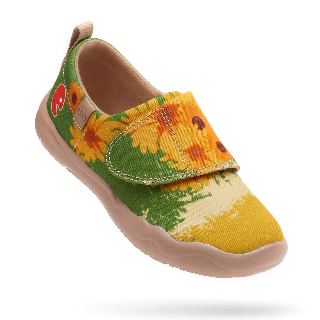 UIN Footwear Kid Van Gogh Sunflowers V5 Kid Canvas loafers