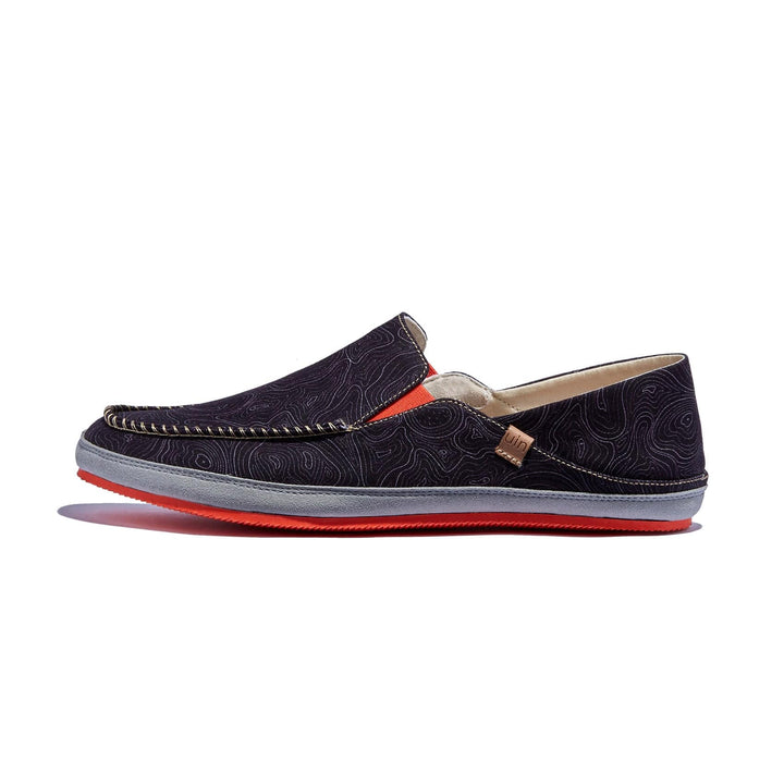 UIN Footwear Men Black Terraces Formentera II Men Canvas loafers