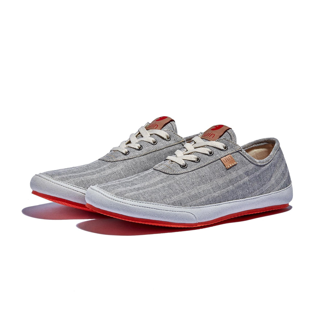 UIN Footwear Men Heather Gray Formentera III Men Canvas loafers