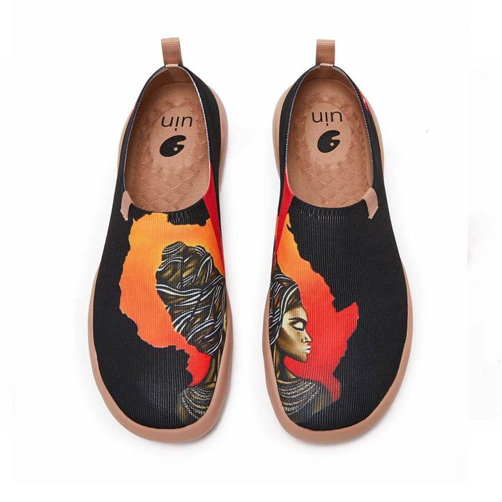 UIN Footwear Men Impressions of Africa Canvas loafers