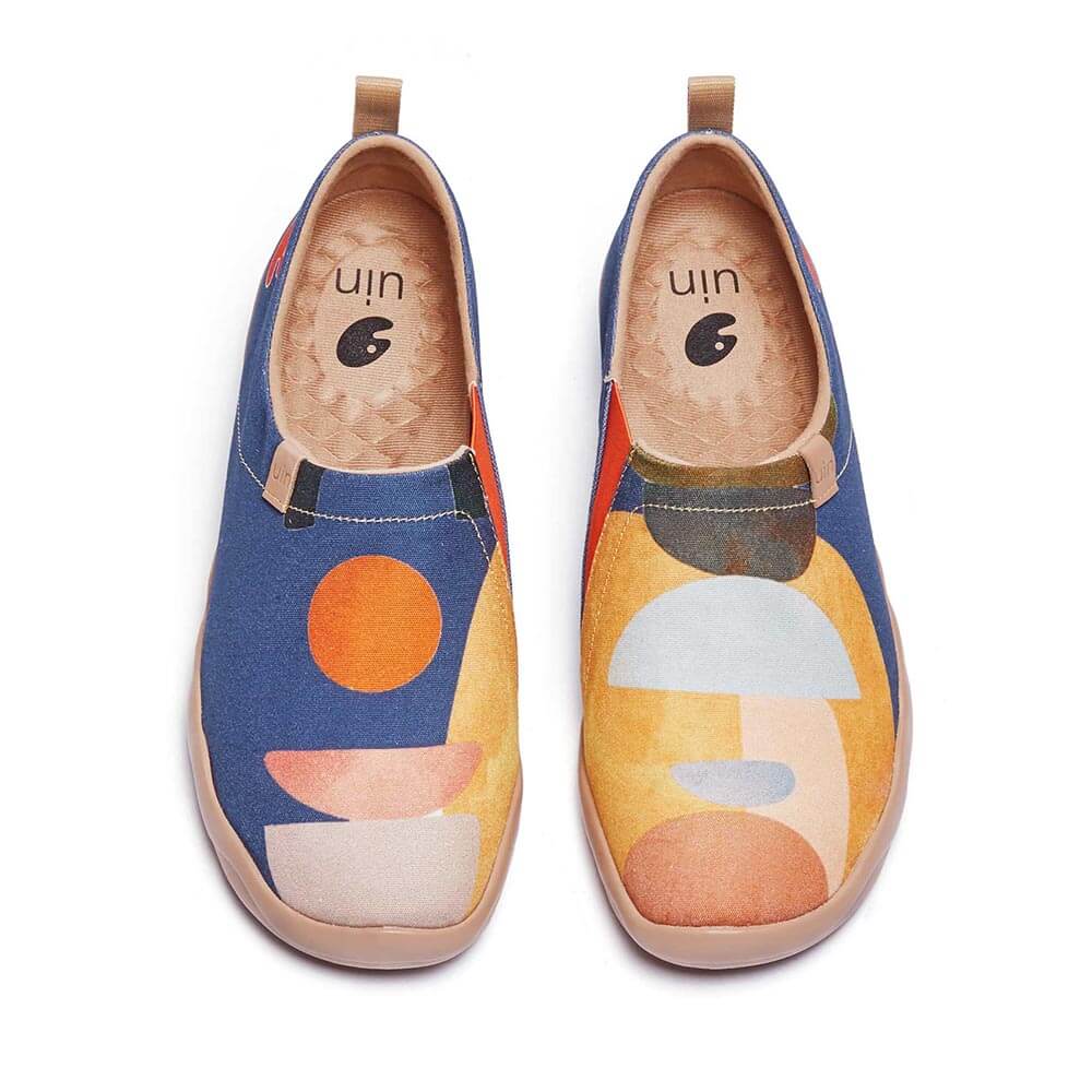 UIN Footwear Men Molandi Art Canvas loafers