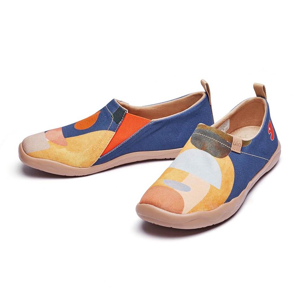 UIN Footwear Men Molandi Art Canvas loafers