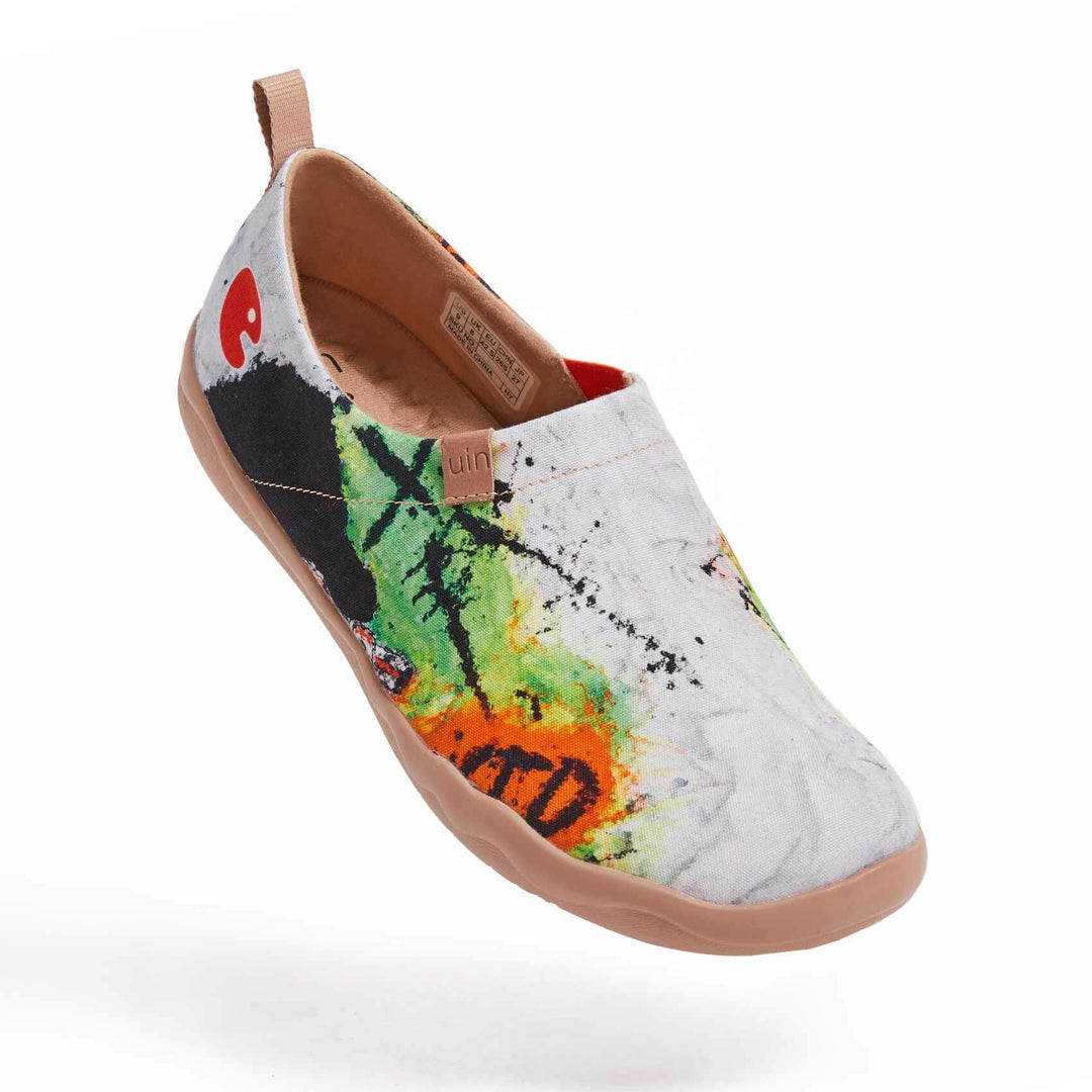 UIN Footwear Men Music is My World Canvas loafers