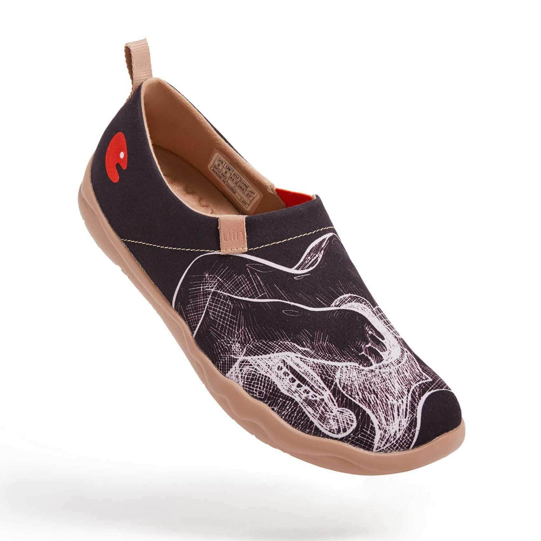 UIN Footwear Men Play the Flamenco Canvas loafers