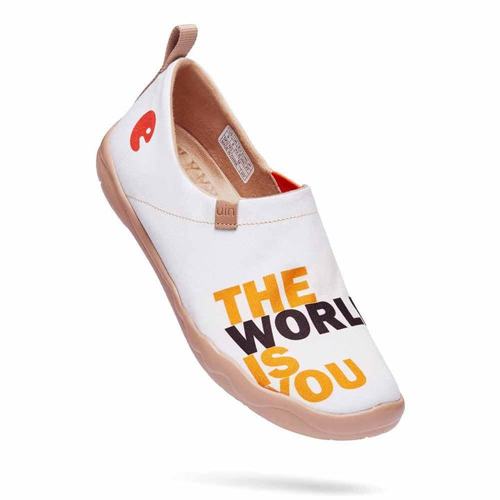 UIN Footwear Men The World is You Canvas loafers