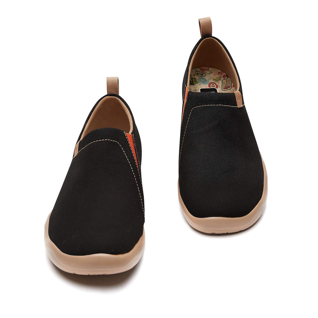 UIN Footwear Men Toledo Black Men Canvas loafers