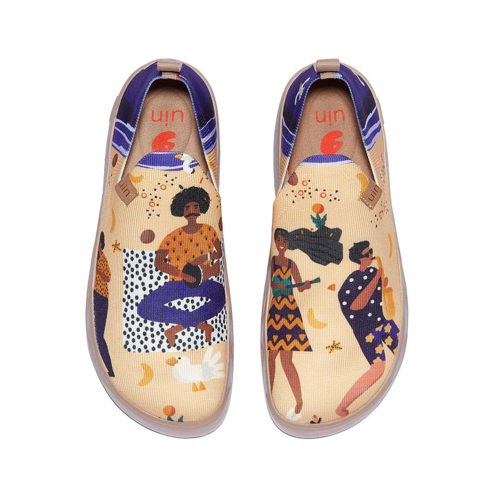 UIN Footwear Women Beach Carnival Fuerteventura I Women Canvas loafers