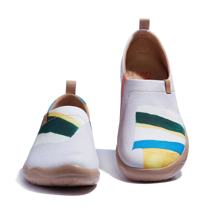 UIN Footwear Women Collage Color Toledo I Women Canvas loafers