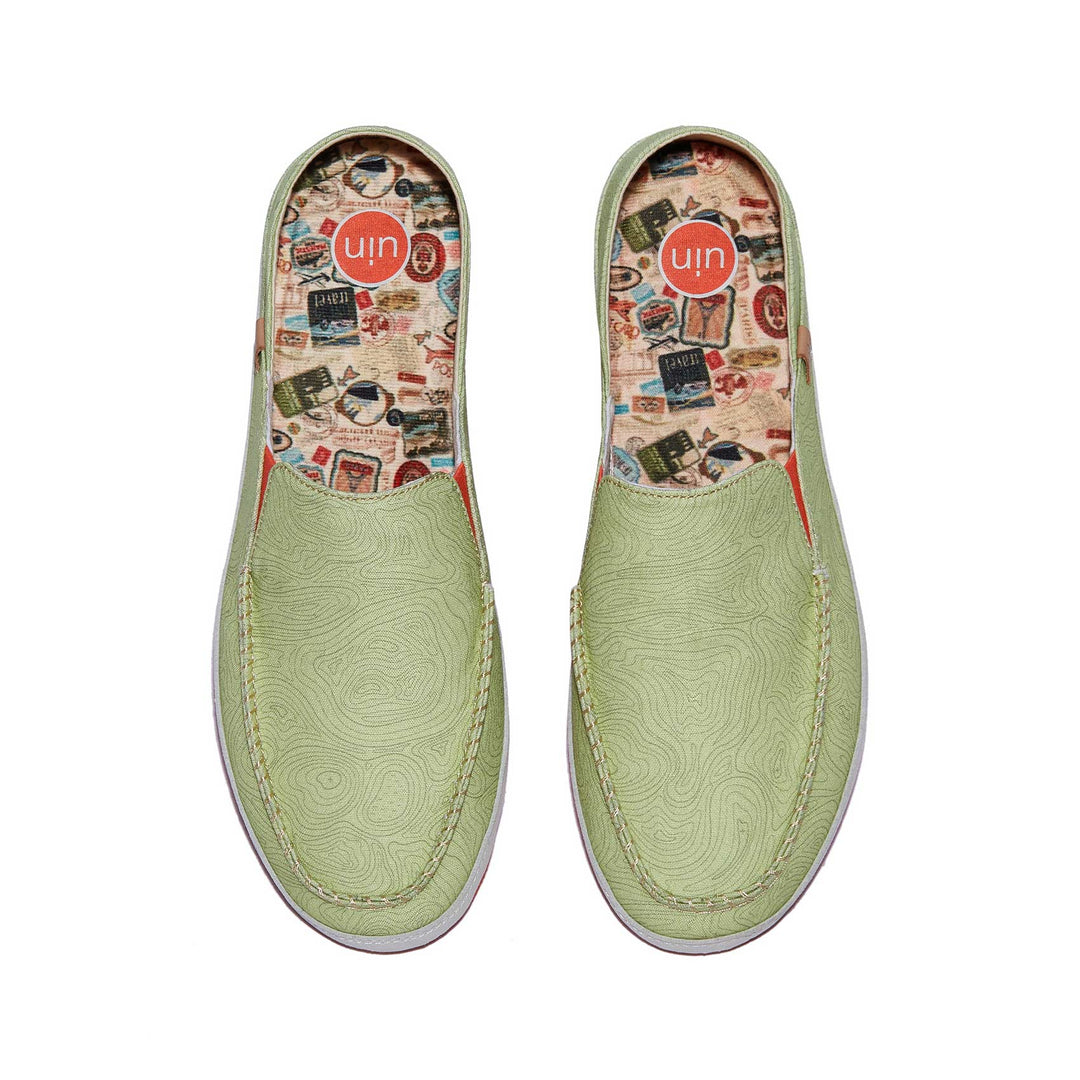 UIN Footwear Women Daiquiri Green Formentera II Women Canvas loafers