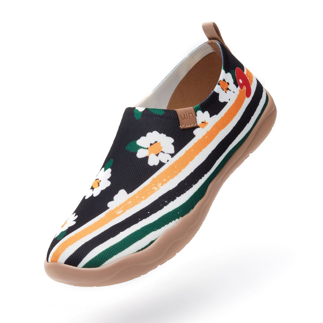 UIN Footwear Women Daisy Stripes Toledo I Women Canvas loafers