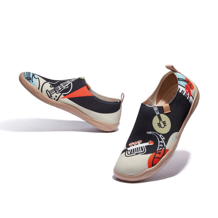 UIN Footwear Women Enjoy the Concert Toledo I Women Canvas loafers