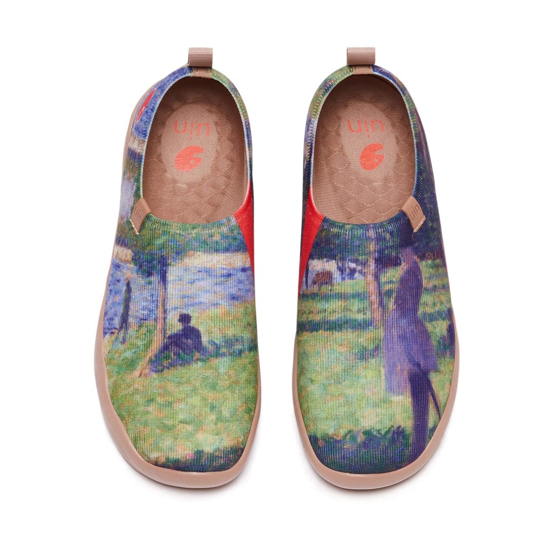 UIN Footwear Women Georges Seurat Study for 'La Grande Jatte ?Women Canvas loafers