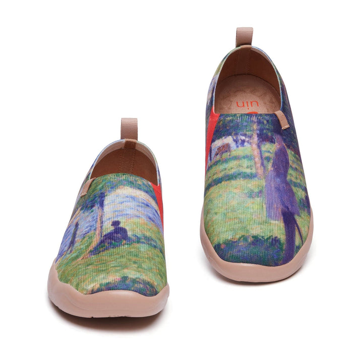 UIN Footwear Women Georges Seurat Study for 'La Grande Jatte ?Women Canvas loafers