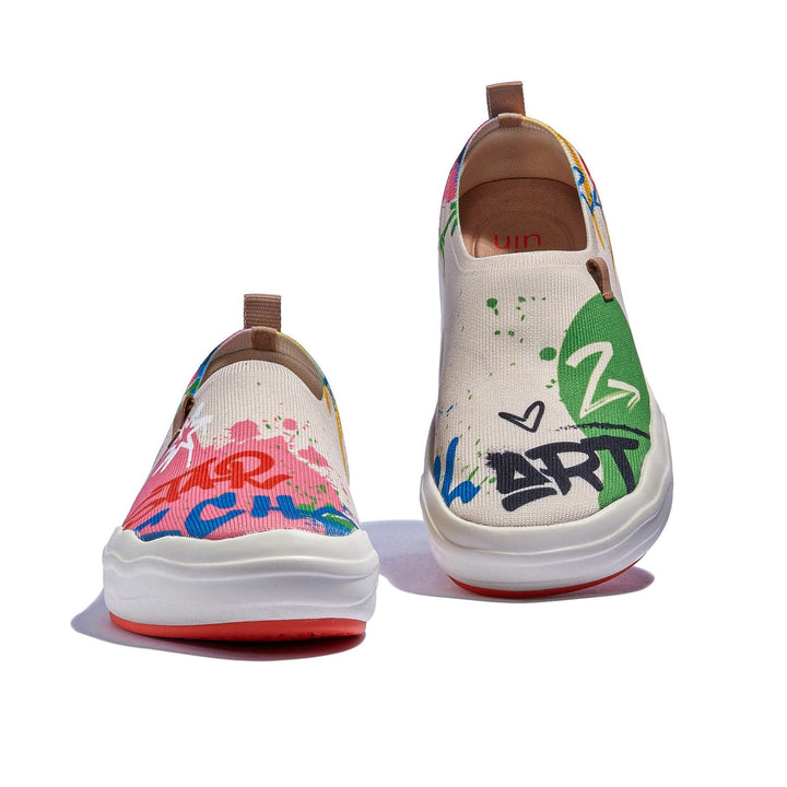 UIN Footwear Women Graffiti Youth Toledo VIII Women Canvas loafers