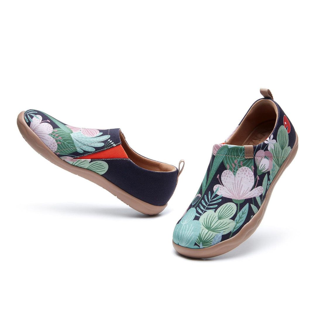 UIN Footwear Women Heyday of Blooms Toledo I Women Canvas loafers