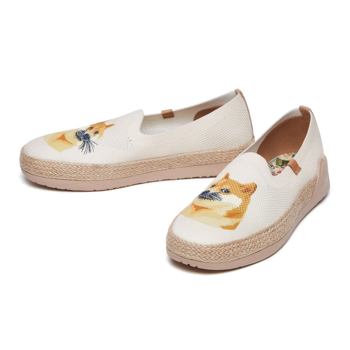 UIN Footwear Women Hi Shiba Inu Marbella II Women Canvas loafers