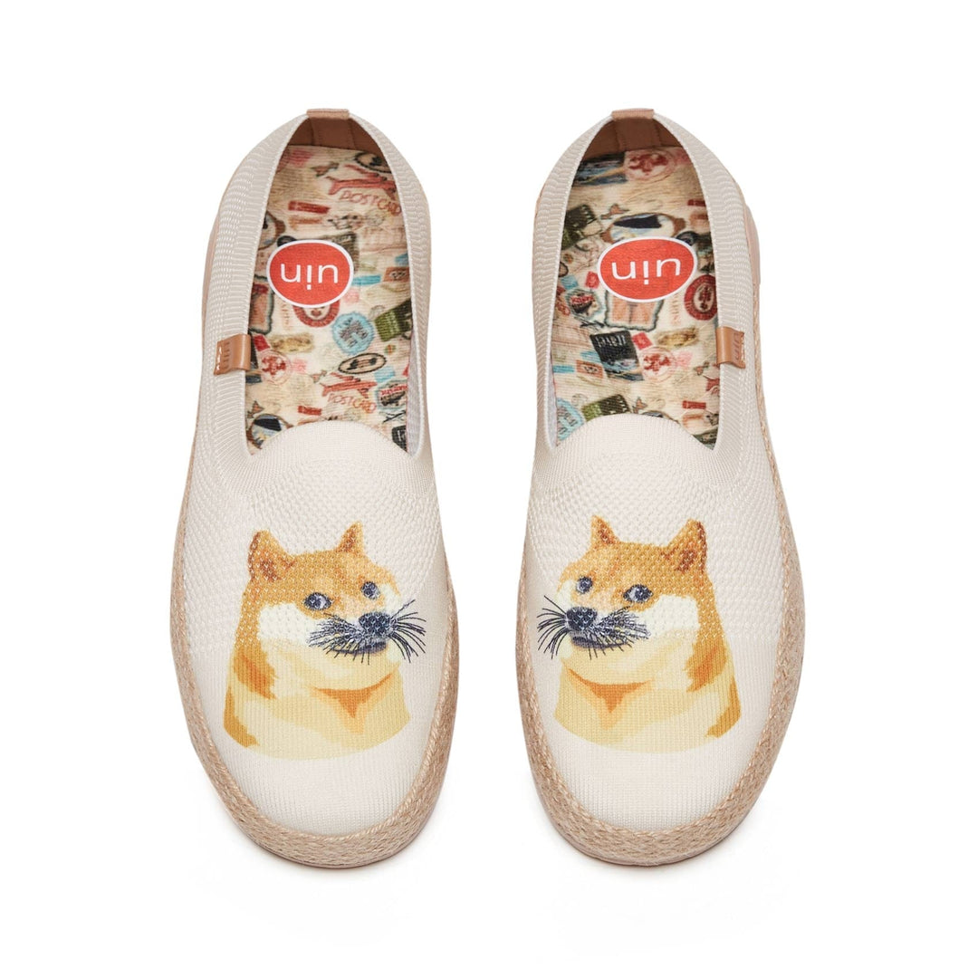 UIN Footwear Women Hi Shiba Inu Marbella II Women Canvas loafers