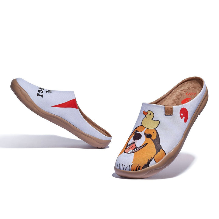 UIN Footwear Women I Love My Corgi Malaga Women Canvas loafers