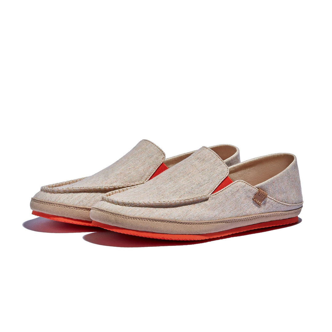 UIN Footwear Women Khaki Brown Formentera II Women Canvas loafers