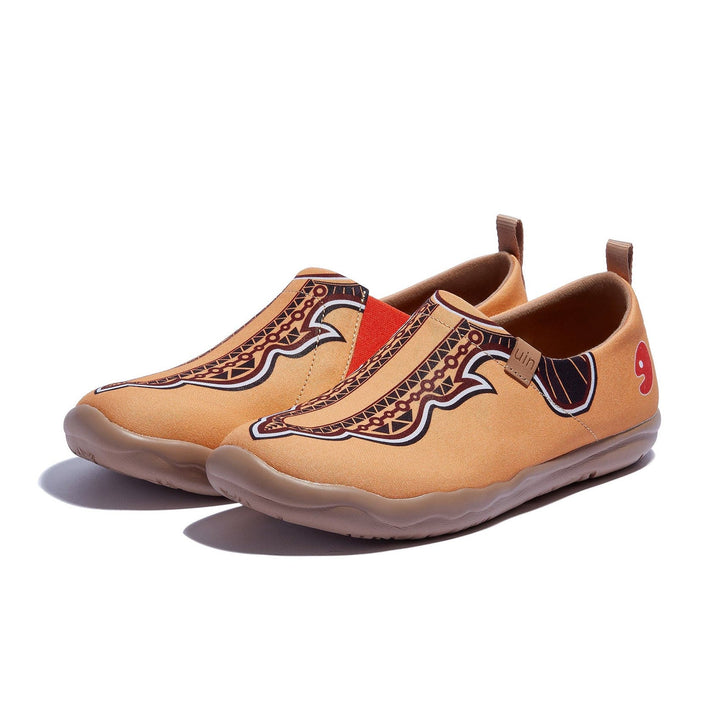 UIN Footwear Women Middle Eastern Symbols Toledo I Women Canvas loafers