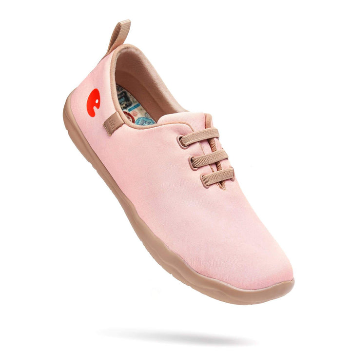 UIN Footwear Women Moguer Crystal Rose Canvas loafers