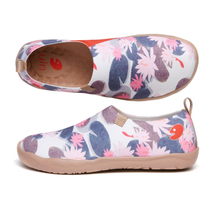 UIN Footwear Women Monet The Water-Lily Pond V1 Women Canvas loafers