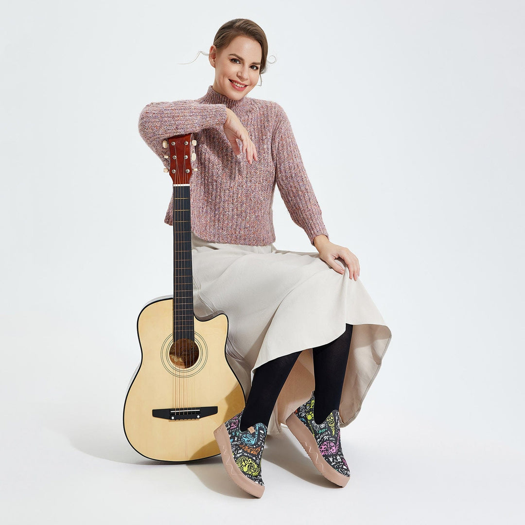 UIN Footwear Women Music Inspiration Fuerteventura I Women Canvas loafers