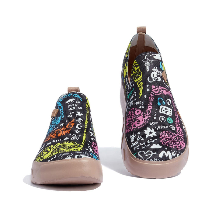 UIN Footwear Women Music Inspiration Fuerteventura I Women Canvas loafers