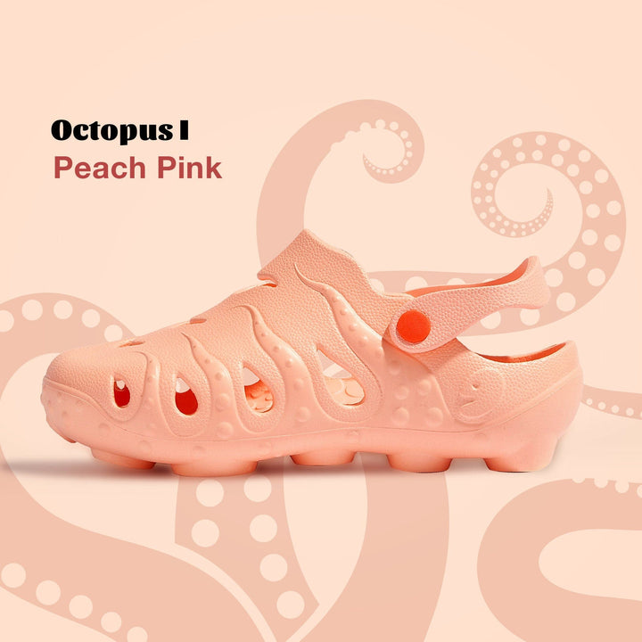 UIN Footwear Women Peach Pink Octopus I Women Canvas loafers