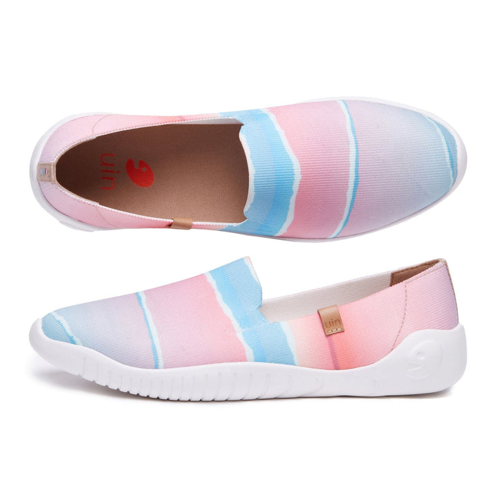 UIN Footwear Women Pink Wave Minorca II Women Canvas loafers