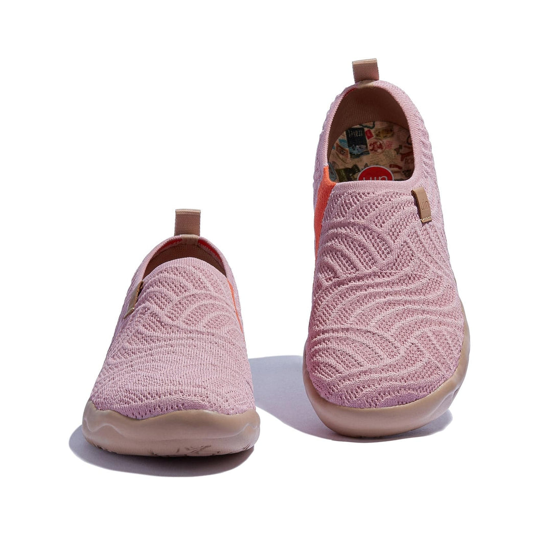 UIN Footwear Women Pink Waves Toledo I Women Canvas loafers