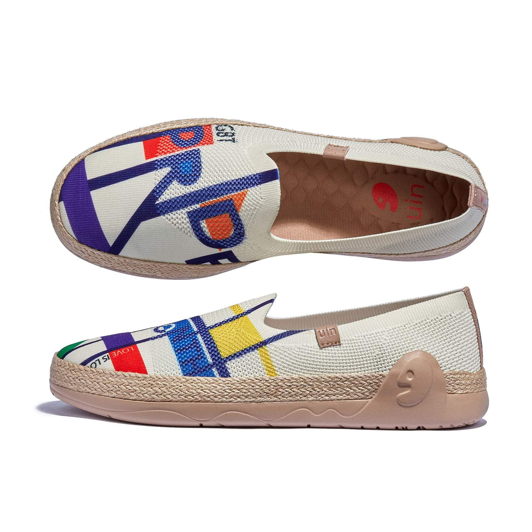 UIN Footwear Women Proud of Love Marbella II Women Canvas loafers