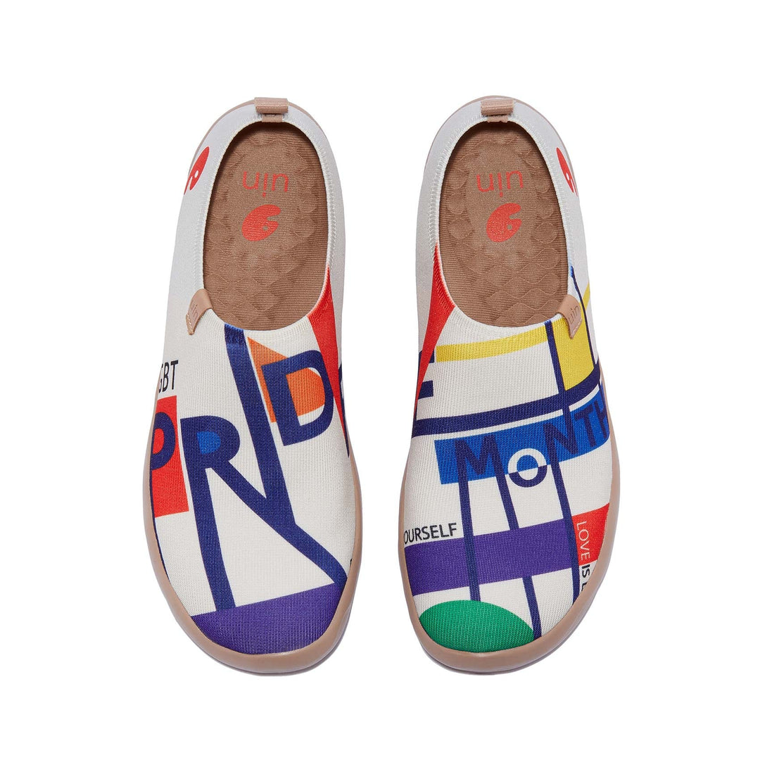 UIN Footwear Women Proud of Love Toledo I Women Canvas loafers