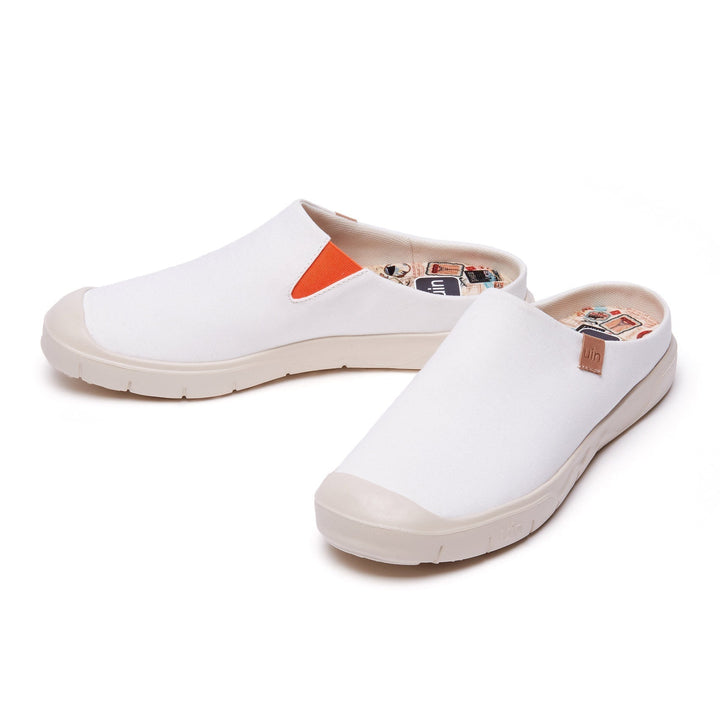 UIN Footwear Women Pure White Cadiz III Women Canvas loafers