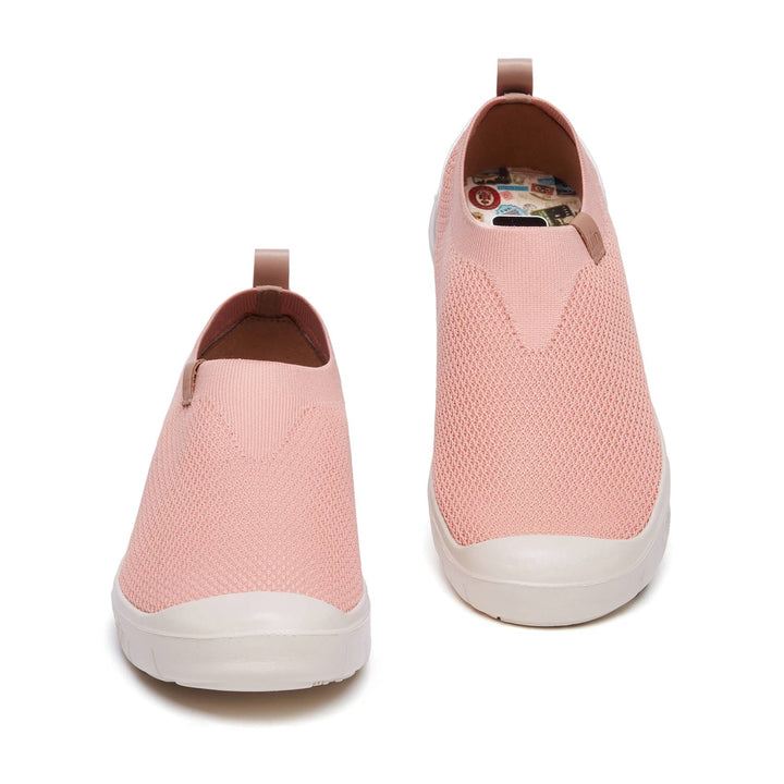 UIN Footwear Women Rosy Pink Cadiz II Women Canvas loafers