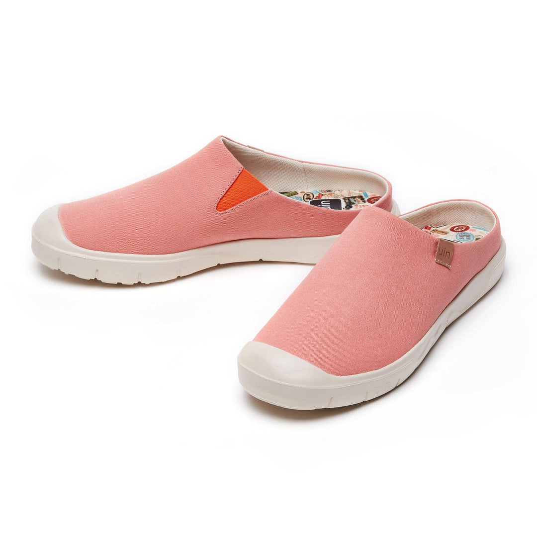 UIN Footwear Women Rosy Pink Cadiz III Women Canvas loafers