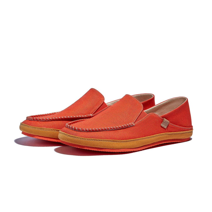 UIN Footwear Women Sunset Red Formentera II Women Canvas loafers