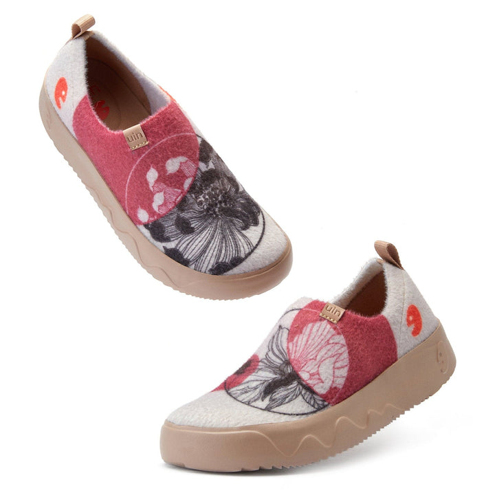 UIN Footwear Women The Sunrise Flower Toledo IX Women Canvas loafers